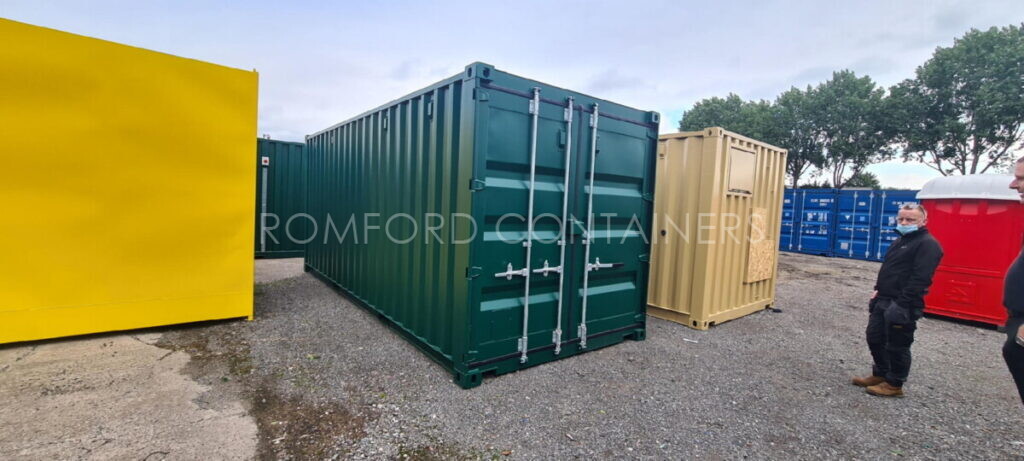 20ft Wind Farm Storage - Romford Containers case study